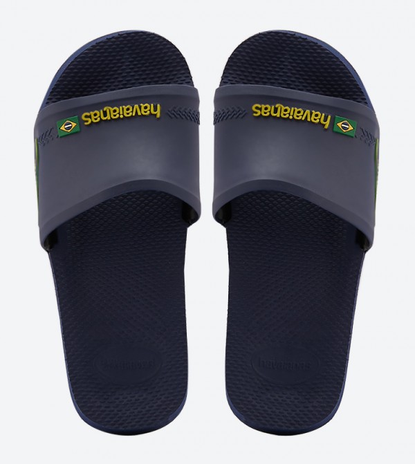 Printed Brasil Open Toe Slides