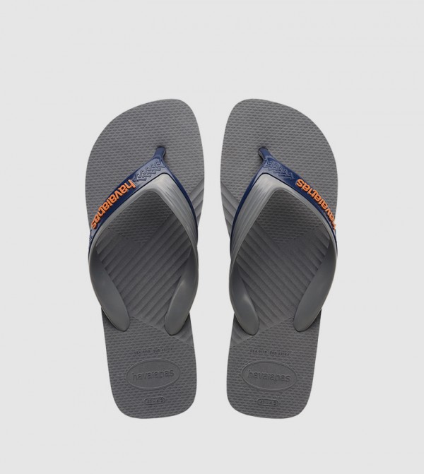 Buy Havaianas Open Toe Brasil Flip Flops In Gray 6thStreet Bahrain