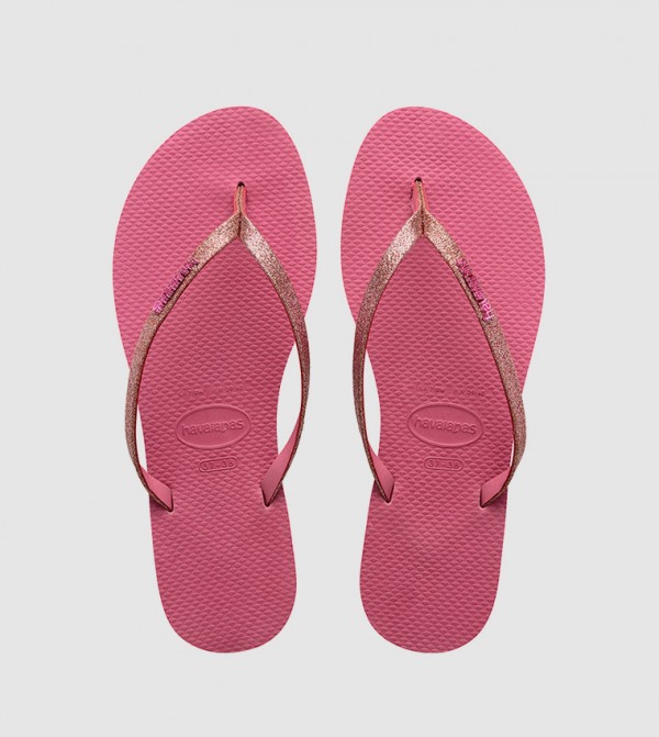 Havaianas Rubber flip flops for Women - Gold in UAE