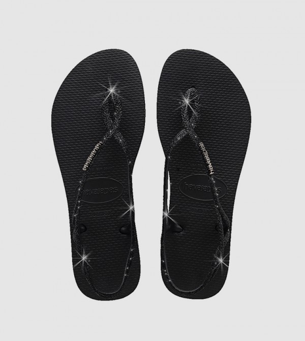 Buy Havaianas Luna Sparkle Open Toe Sandals In Black 6thStreet UAE