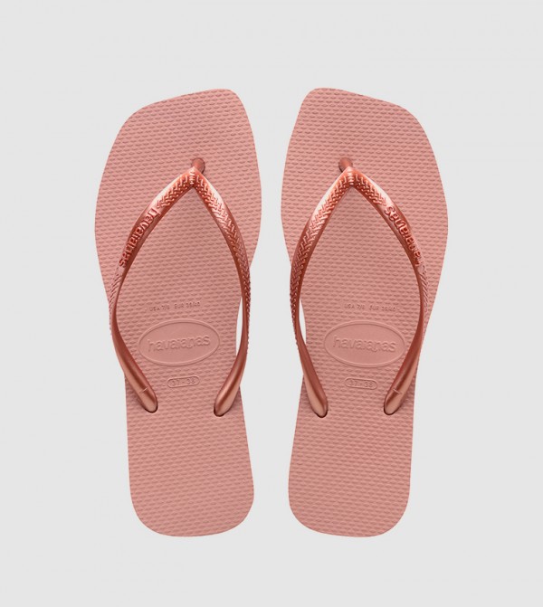 Slim Square Toe Flip-Flops