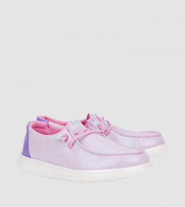 Wendy Y Iridescent Sparkle Slip-On Shoes