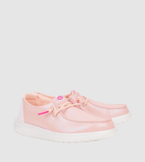 Wendy Y Iridescent Sparkle Slip-On Shoes