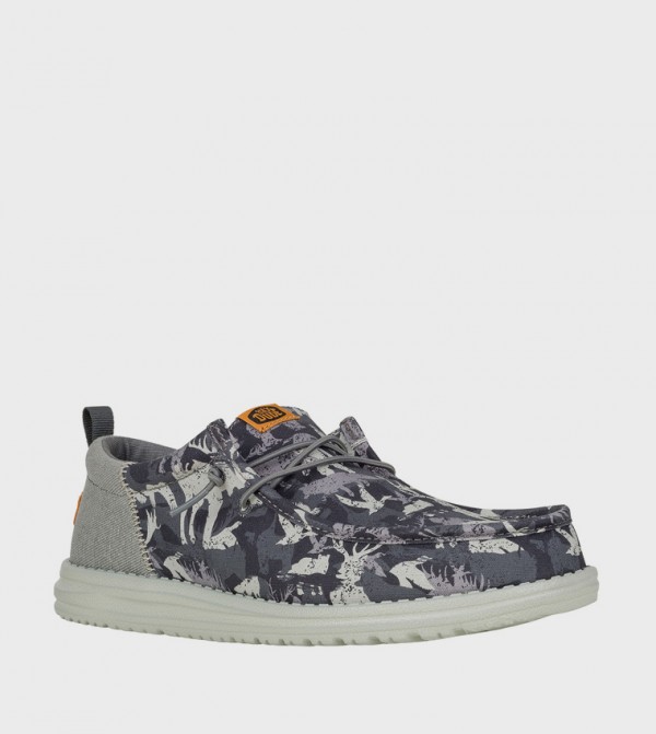WALLY Funk Hunt Camo Slip-On Shoes