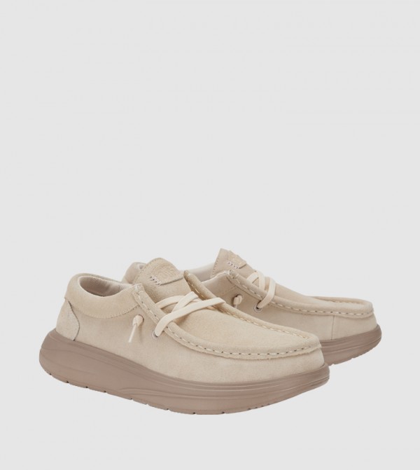 Wendy X Suede Slip-On Shoes