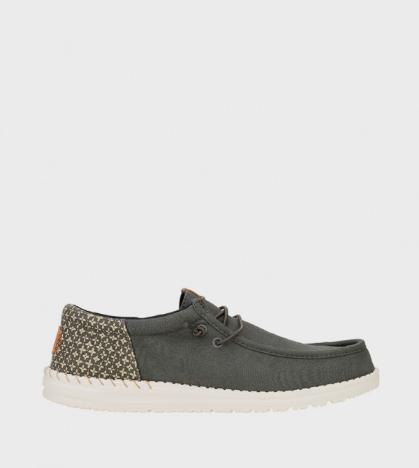 WALLY Funk Block Print Slip-on Shoes