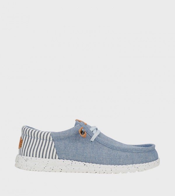 WALLY Funk Seersucker Slip-On Shoes