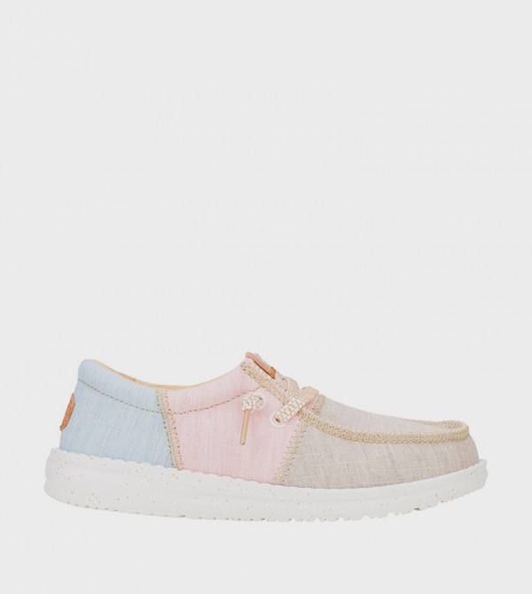 WALLY Youth Color Block Slip-On Shoes
