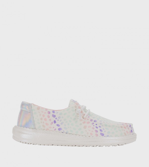 WENDY Youth Iridescent Leo Printed Slip-On Shoes