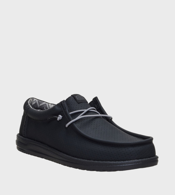 WALLY Perforated Classic Slip-On Shoes