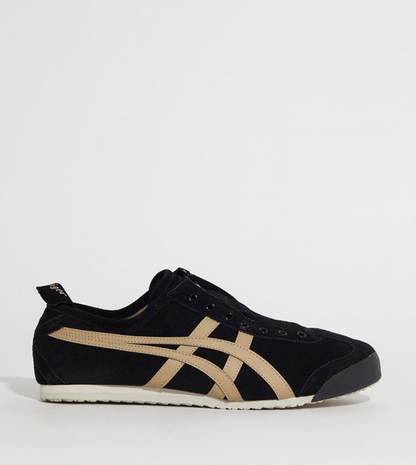 Buy Onitsuka Tiger MEXICO 66 Slip On Shoes In Black | 6thStreet UAE