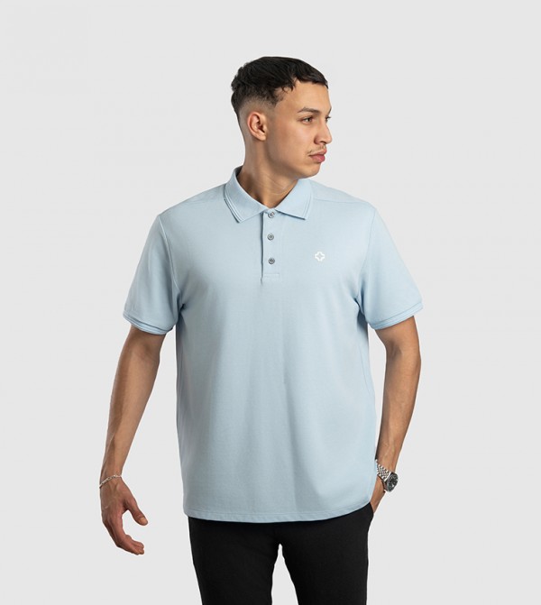 ODIN UV+ 3 Button Pique Polo T-Shirt