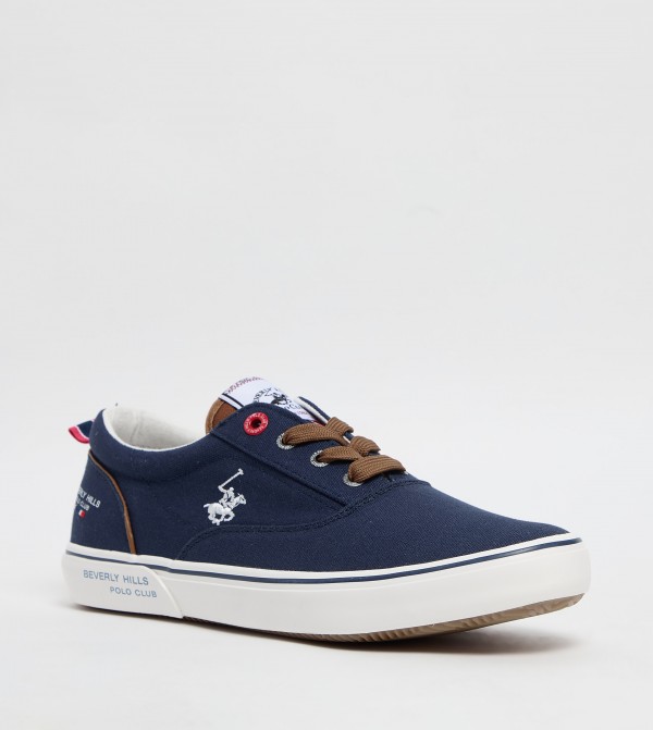 Logo Detail lace Up Casual Shoes