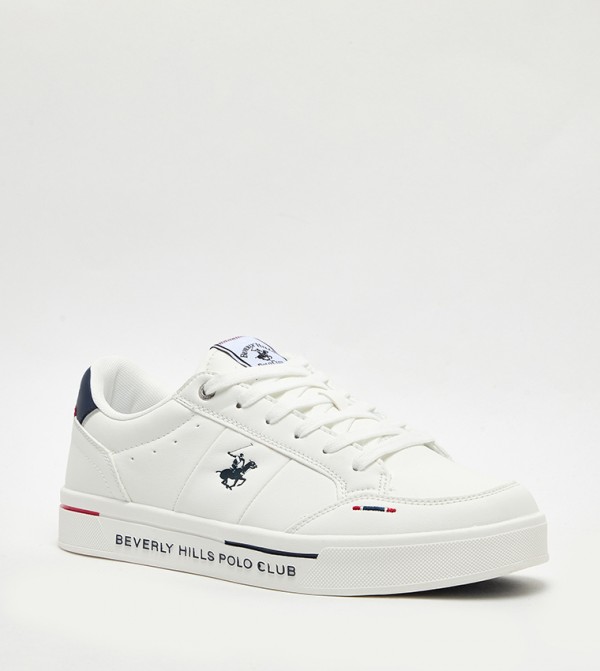Logo Detail Lace Up Sneakers