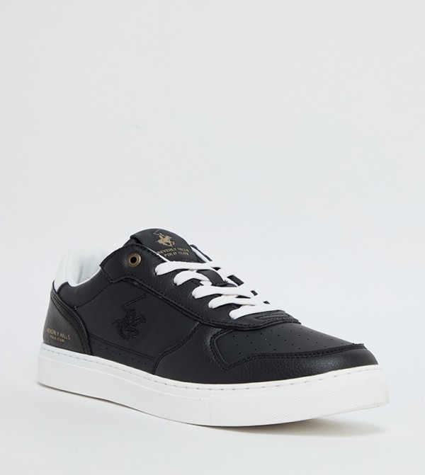 Logo Detail Lace Up Sneakers