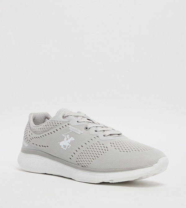 Mesh Lace Up Casual Shoes