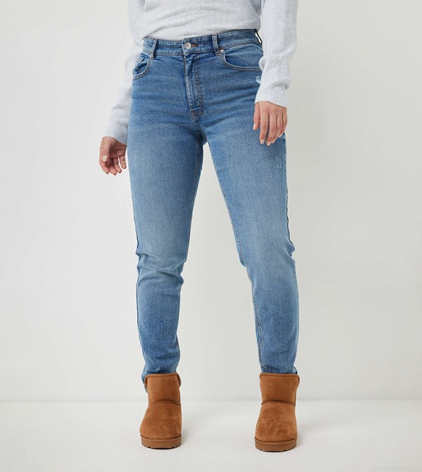 High Rise Slim Fit Jeans