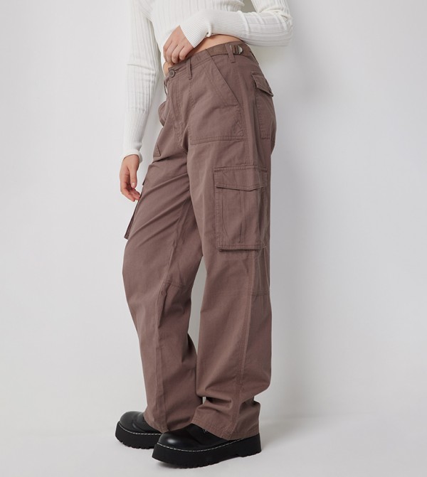 Ardene Canvas Cargo Pants in, Size, 100% Cotton