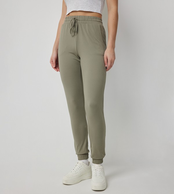 Drawstring Waist Joggers