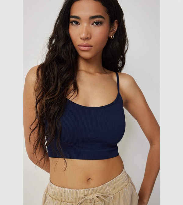Ribbed Seamless Bustier