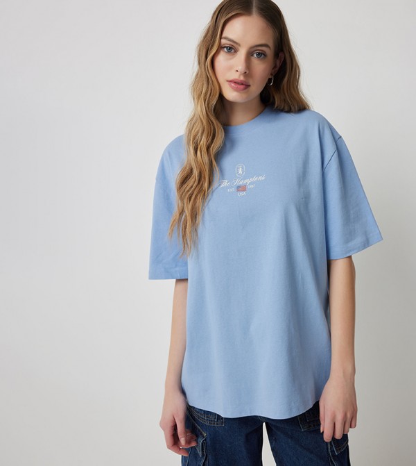 Graphic Print Oversized T-Shirt