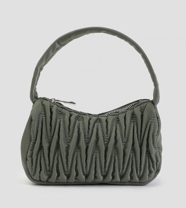 Nylon Quilted Shoulder Bag