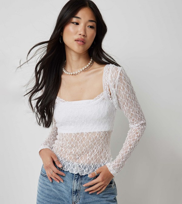 Lacy Long Sleeves Bolero
