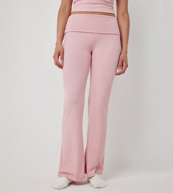 Ribbed Flared Pyjama Pants