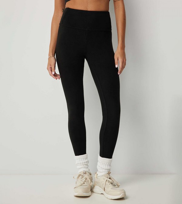 Polar Fleece Cropped Leggings