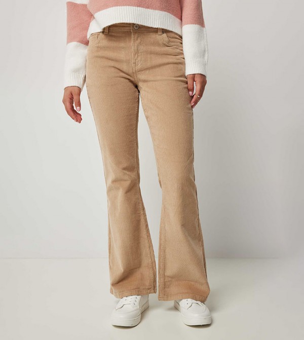 Corduroy Flared Pants