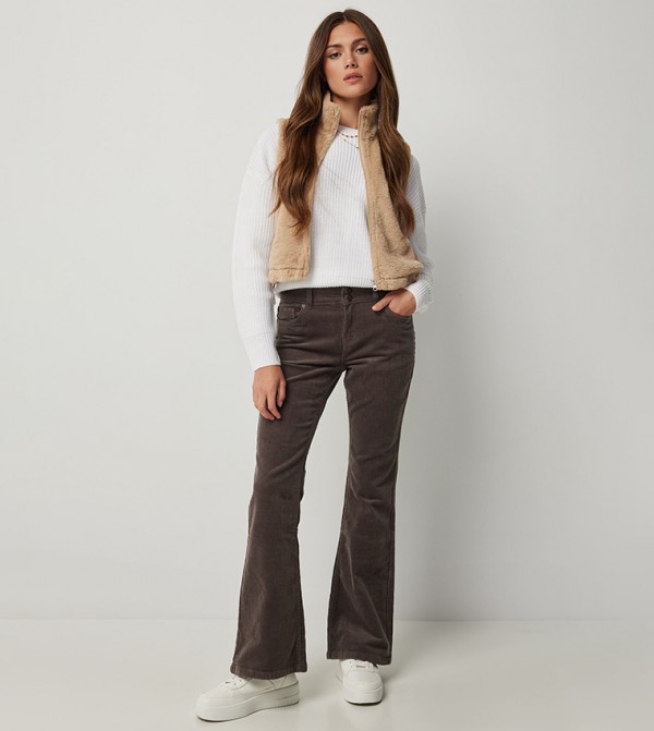 Corduroy Flared Pants