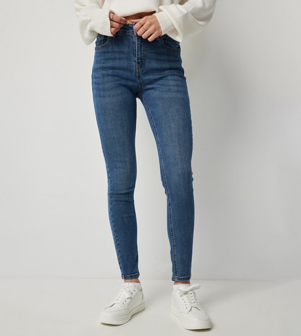 Faded Skinny Fit Jeans