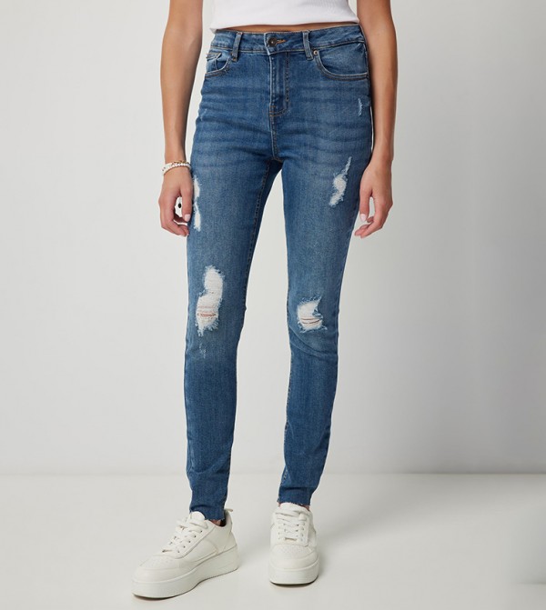 Ripped Skinny Fit Jeans