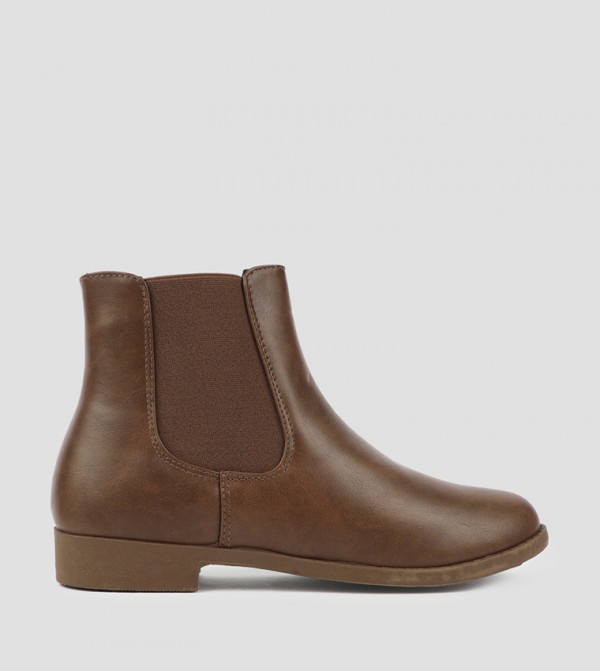 Textured Chelsea Boots