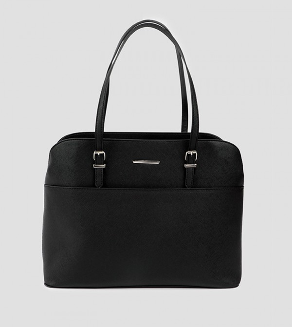 Textured Laptop Tote Bag