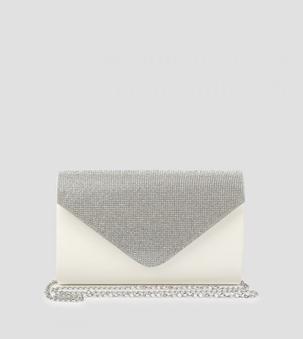 Embellished Envelope Clutch Bag