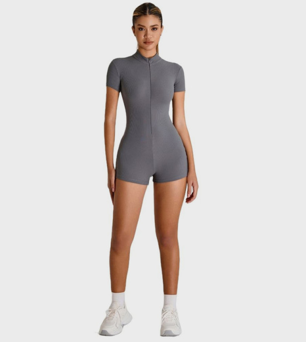 Solid Shapewear Tummy Control Bodysuit