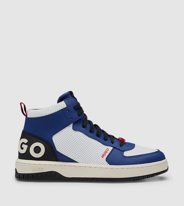 Buy Hugo Lace Up High Top Sneakers In Blue | 6thStreet UAE