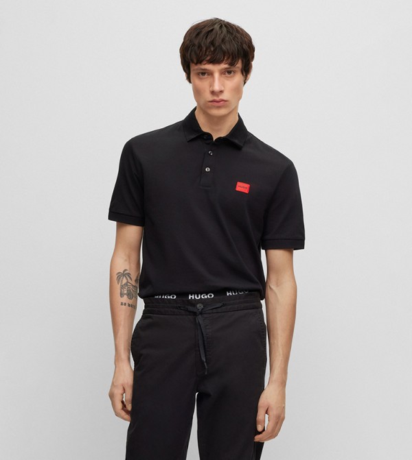 Boss black polo clearance
