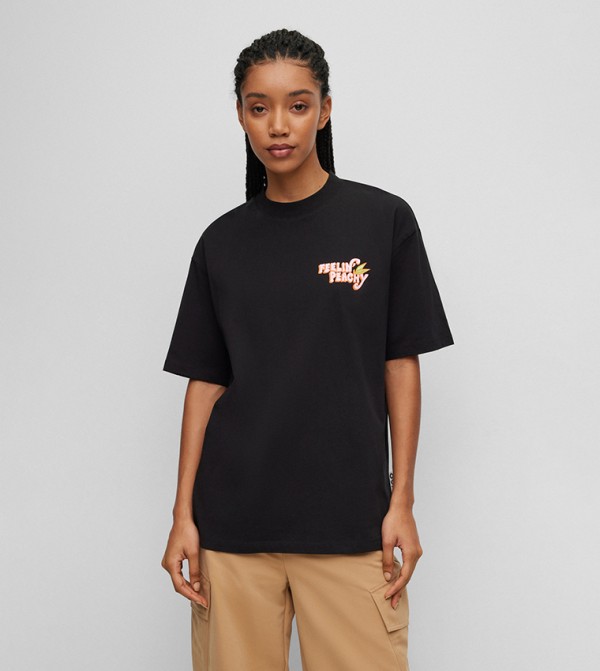 Graphic Printed Crew Neck T-Shirt