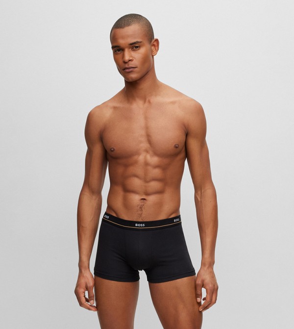 DIM Men's Ecodim Comfortable Stretch Cotton Black Boxers, M (Pack of 8) :  : Fashion