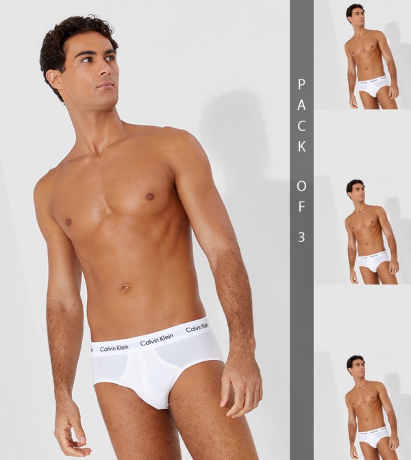 Calvin Klein Underwear Logo Briefs 3 Pack - Farfetch