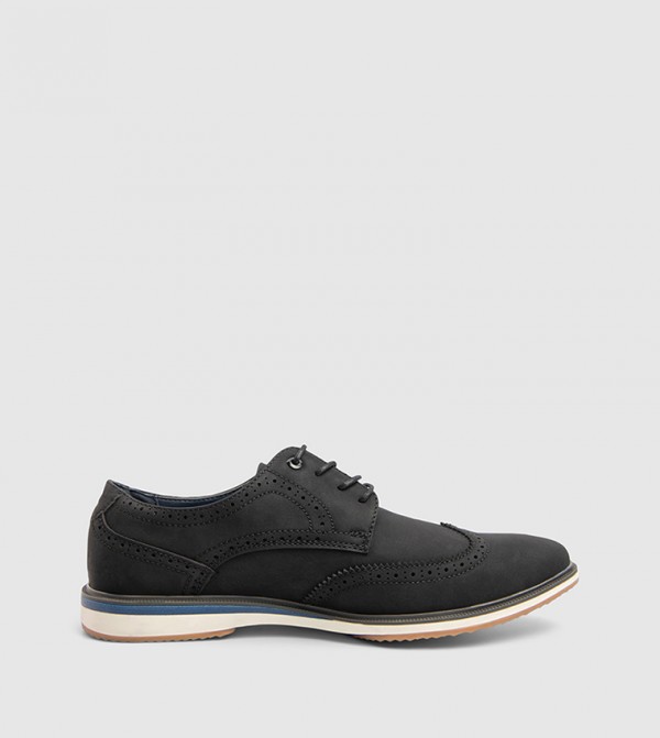MEXICO Solid Lace-Up Shoes