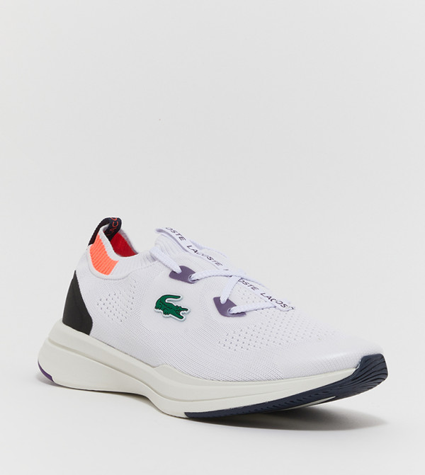 Buy Lacoste RUN SPIN KNIT Low Top Sneakers In White 6thStreet UAE
