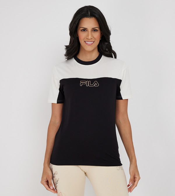 Color Block Short Sleeves T-Shirt
