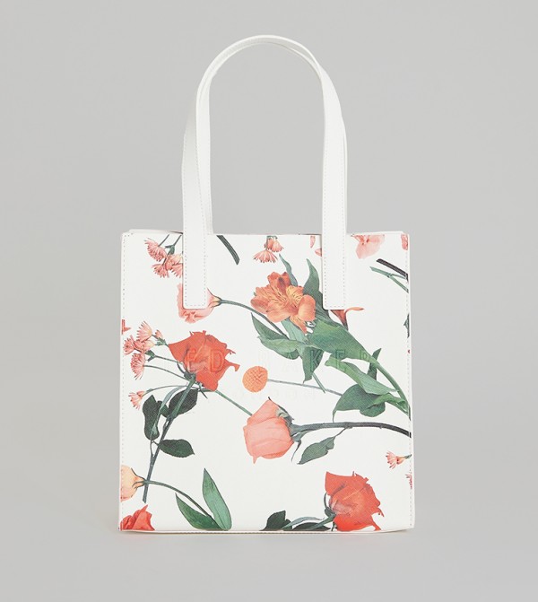 FLEUCON Floral Printed Tote Bag
