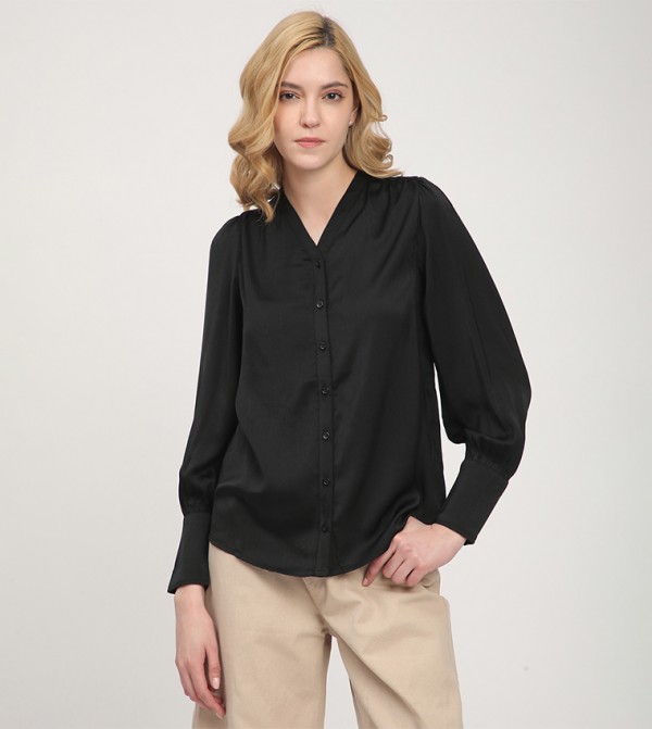 Solid Long Sleeves Shirt
