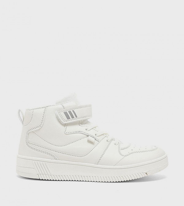 Perforated High-Top Sneakers