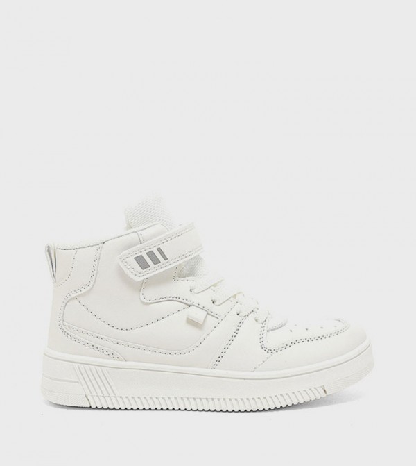 Perforated High-Top Sneakers
