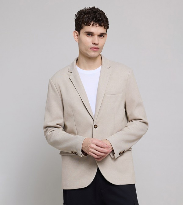 بليزر سادة بأزرار 